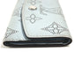 LOUIS VUITTON M81236 Monogram Mahina Multicle 4 Key Case, 4-Key Case, Monogram Mahina Leather, Unisex, Bleu Nuage Blue
