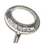 LOUIS VUITTON M68098 LV Logo Brooch Set with Travel Key, 3-Piece Jewelry Set, Metal Brooch, Unisex, Silver