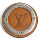 LOUIS VUITTON M68098 LV Logo Brooch Set with Travel Key, 3-Piece Jewelry Set, Metal Brooch, Unisex, Silver