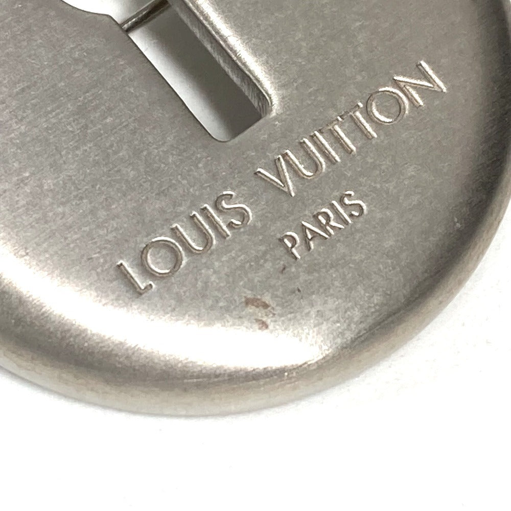 LOUIS VUITTON M68098 LV Logo Brooch Set with Travel Key, 3-Piece Jewelry Set, Metal Brooch, Unisex, Silver