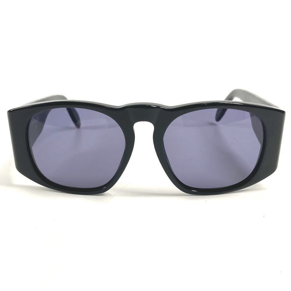 Vintage CHANEL CC Coco Mark Logo Matelasse Quilted Glasses Eyewear Sunglasses Plastic Unisex Black