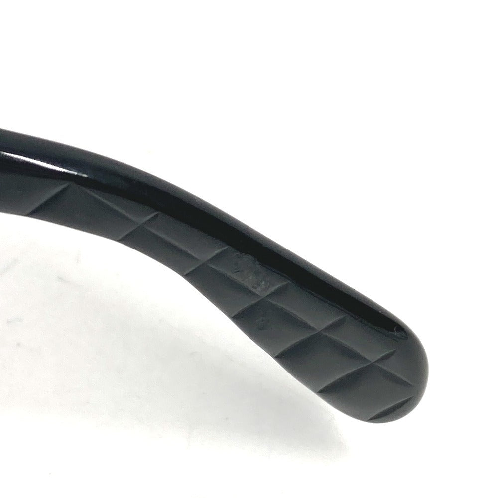 Vintage CHANEL CC Coco Mark Logo Matelasse Quilted Glasses Eyewear Sunglasses Plastic Unisex Black