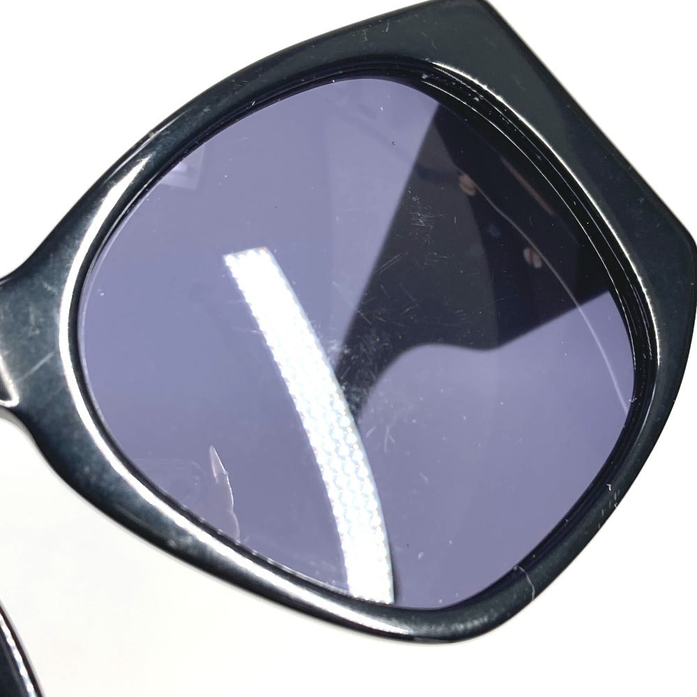 Vintage CHANEL CC Coco Mark Logo Matelasse Quilted Glasses Eyewear Sunglasses Plastic Unisex Black