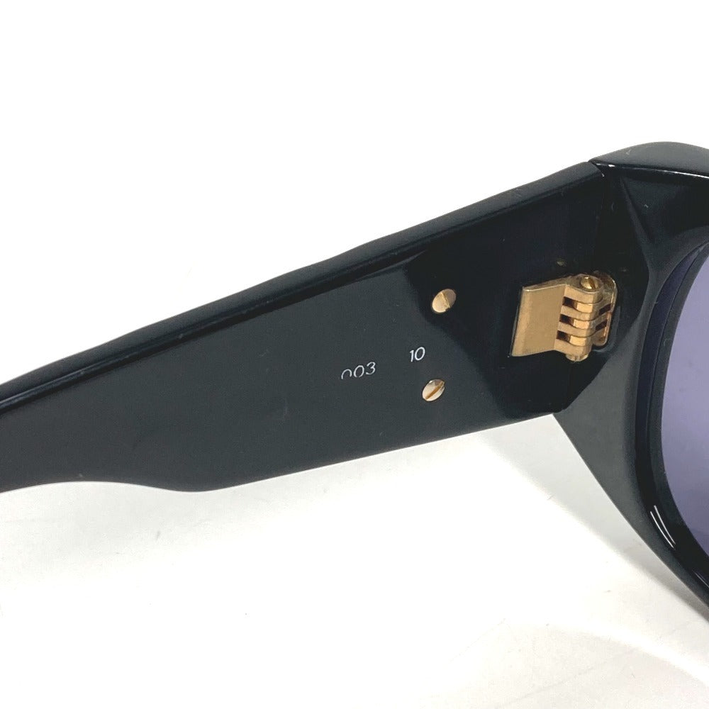 Vintage CHANEL CC Coco Mark Logo Matelasse Quilted Glasses Eyewear Sunglasses Plastic Unisex Black
