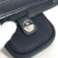 Prada Triangle Logo Plaque Mini Multi-Pouch with Belt, Leather/Nylon, Unisex, Black