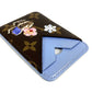 LOUIS VUITTON M26475 Monogram Vivienne Porte Carte Magnet Business Card Holder, Pass Case, MagSafe Card Case, Monogram Canvas, Unisex, Brown