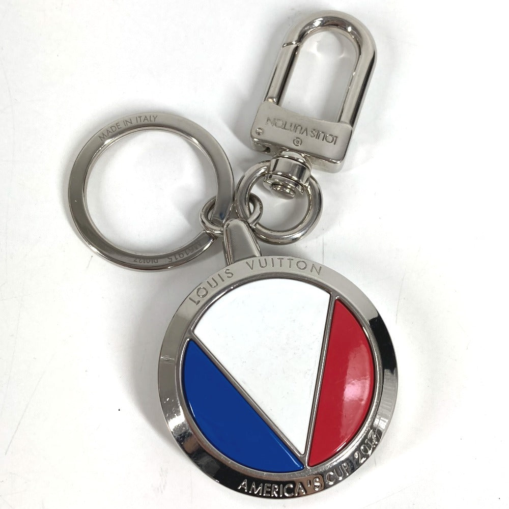 LOUIS VUITTON M61915 ガストンV アメリカズカップ 2017 ポルトクレコンパス バッグチャーム キーホルダー メタル ユニセックス シルバー