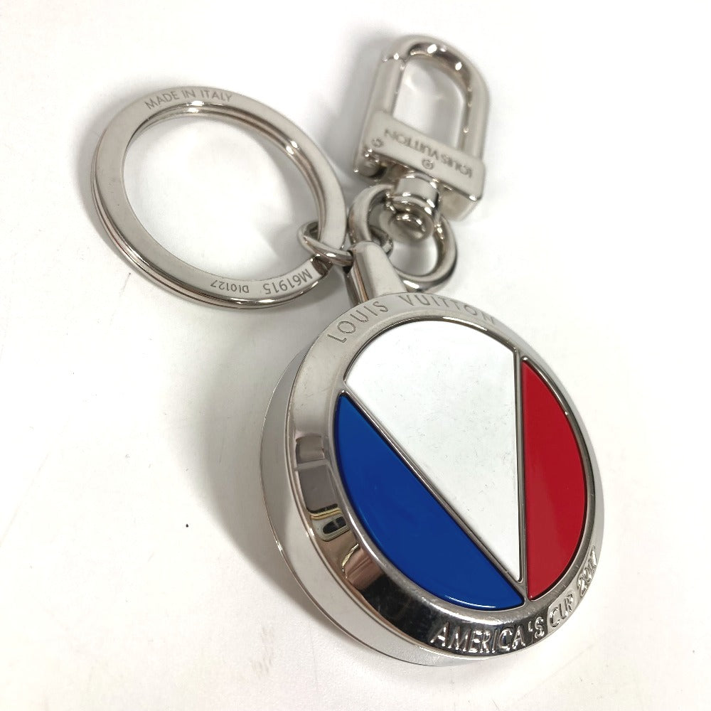 LOUIS VUITTON M61915 ガストンV アメリカズカップ 2017 ポルトクレコンパス バッグチャーム キーホルダー メタル ユニセックス シルバー