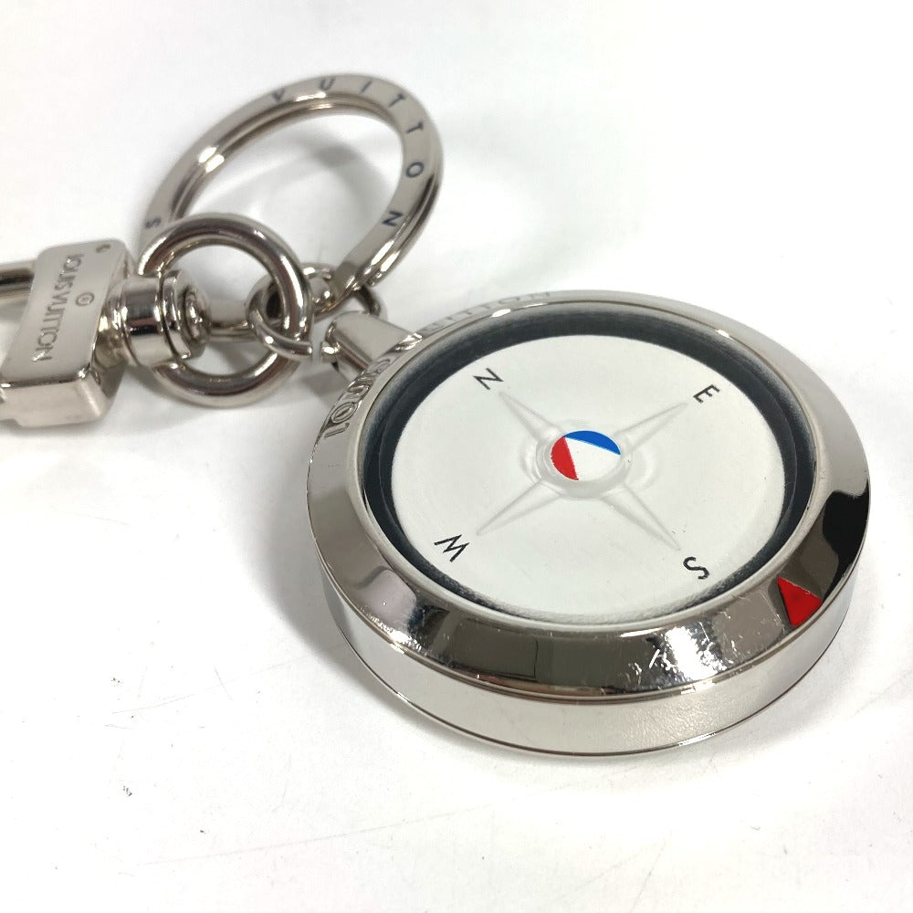 LOUIS VUITTON M61915 ガストンV アメリカズカップ 2017 ポルトクレコンパス バッグチャーム キーホルダー メタル ユニセックス シルバー