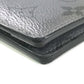LOUIS VUITTON M11469 Monogram Eclipse Reverse Organizer de Poche Business Card Holder, Pass Case, Bifold Card Case, Monogram Eclipse Canvas, Unisex, Gray