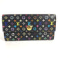 LOUIS VUITTON M60273 モノグラムマルチカラー ポルトフォイユ サラ ポルトフォイユサラ ロングウォレット フラップ 長財布 モノグラムマルチカラーキャンバス ユニセックス ブラック