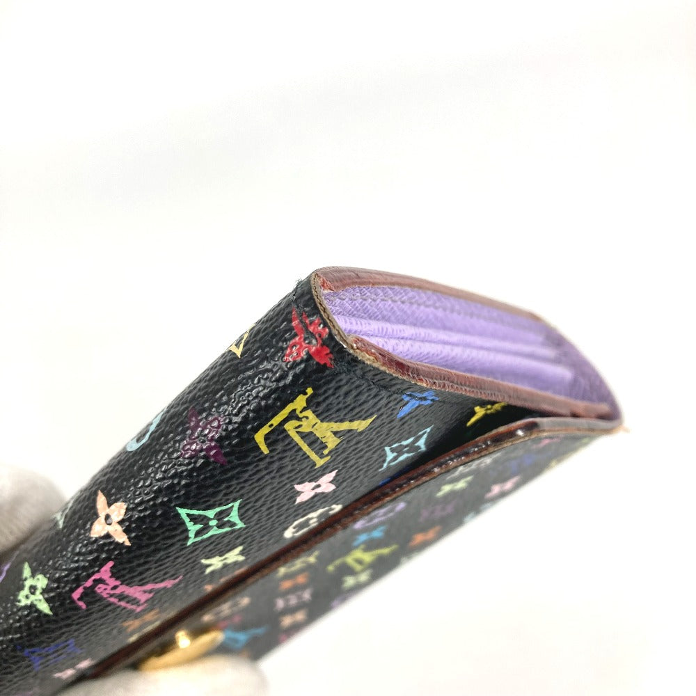 LOUIS VUITTON M60273 モノグラムマルチカラー ポルトフォイユ サラ ポルトフォイユサラ ロングウォレット フラップ 長財布 モノグラムマルチカラーキャンバス ユニセックス ブラック
