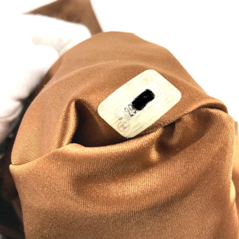 CHANEL ヴィンテージ CC ココマーク トリプルココ ココボール フリンジ タッセル カバン 肩掛け Wチェーン トートバッグ ショルダーバッグ スエード ユニセックス ブラウン
