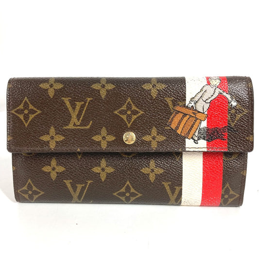LOUIS VUITTON M60034 モノグラム・グルーム ポルトフォイユ サラ ポルトフォイユサラ ロングウォレット フラップ 長財布 モノグラムキャンバス ユニセックス ブラウン