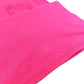 HERMES Embroidered Mosaic H Logo Pocket Apparel T-Shirt Dress, Round Neck, Cotton, Women's, Pink