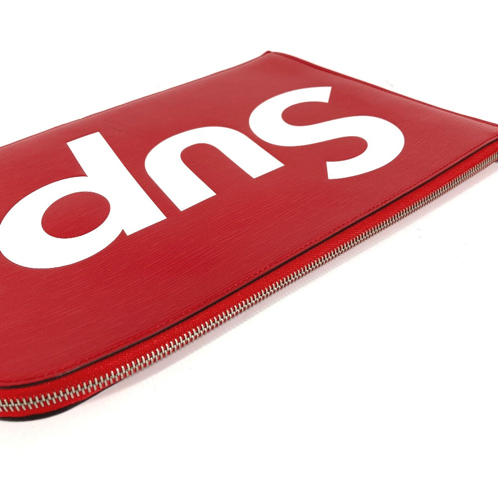 LOUIS VUITTON M67722 エピ ポシェット ジュール GM ポシェットジュールGM supreme シュプリーム コラボ カバン クラッチバッグ エピレザー メンズ レッド