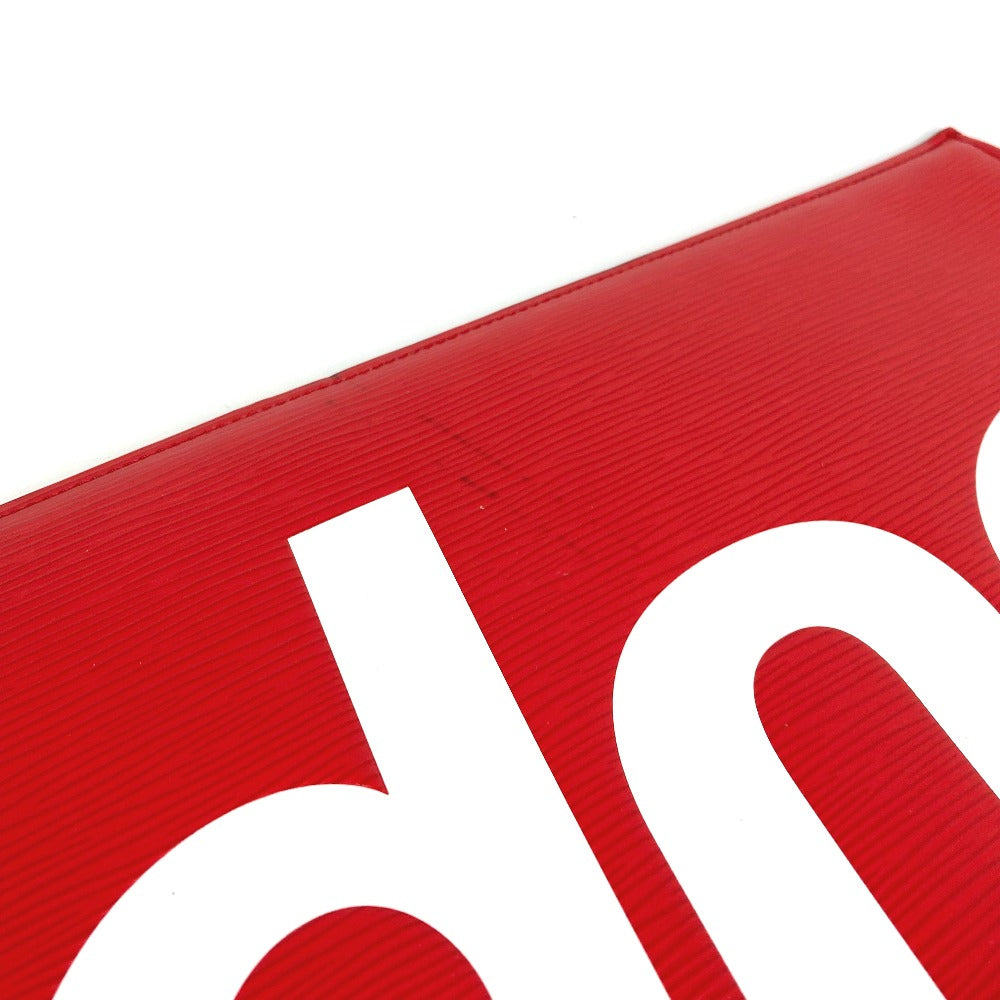 LOUIS VUITTON M67722 エピ ポシェット ジュール GM ポシェットジュールGM supreme シュプリーム コラボ カバン クラッチバッグ エピレザー メンズ レッド