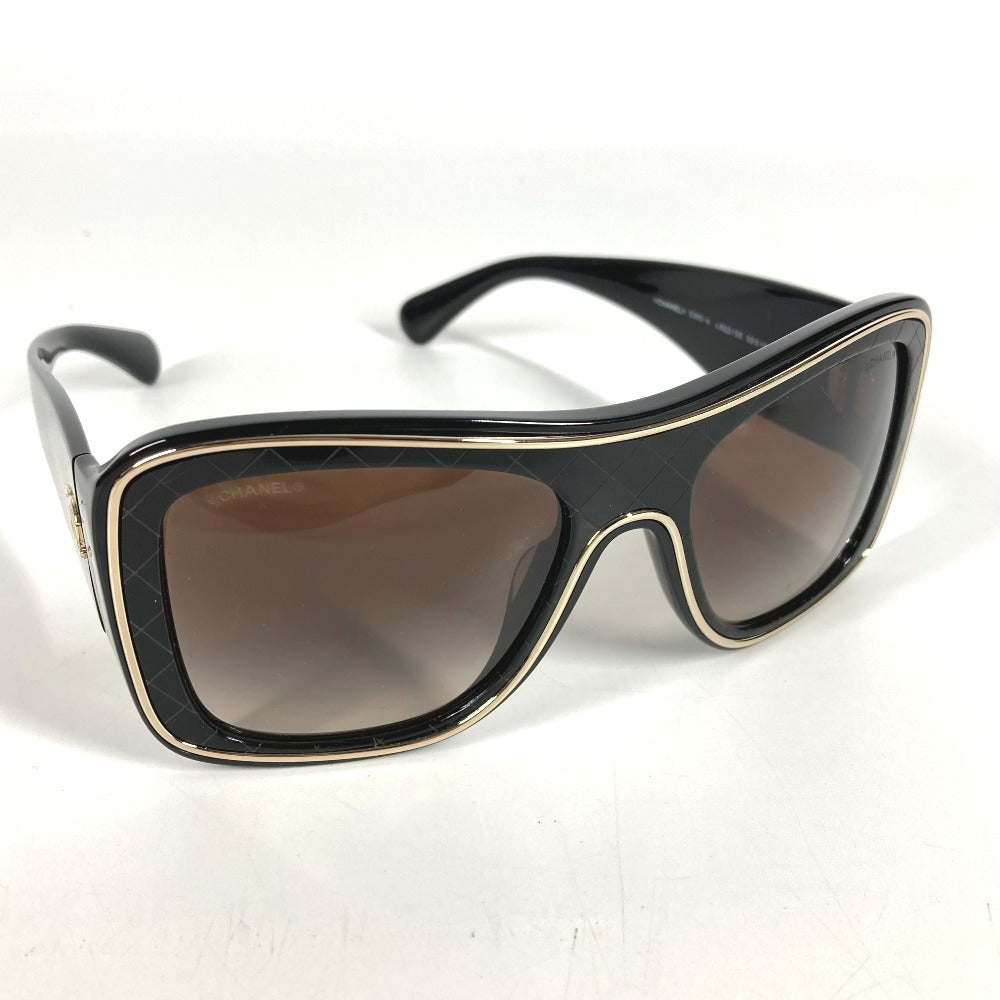 CHANEL 5395-A ヴィンテージ CC ココマーク ロゴ めがね メガネ アイウェア 眼鏡 サングラス プラスチック ユニセックス ブラック