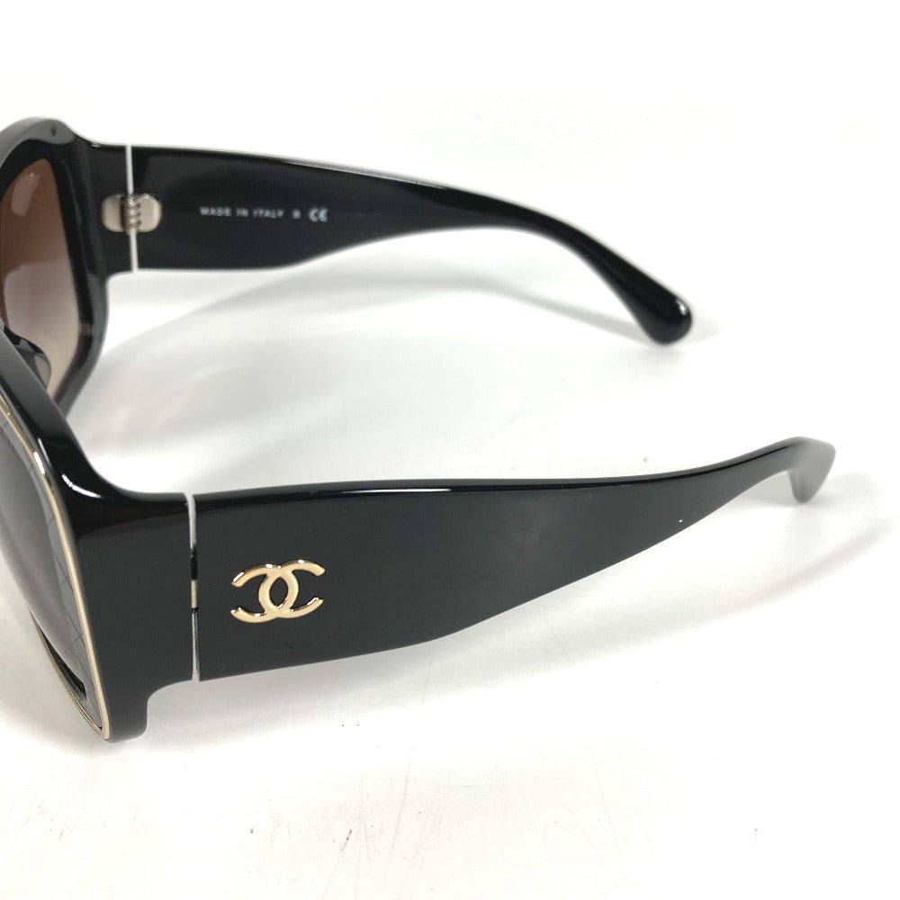 CHANEL 5395-A Vintage CC Coco Mark Logo Eyeglasses, Eyewear, Sunglasses, Plastic, Unisex, Black