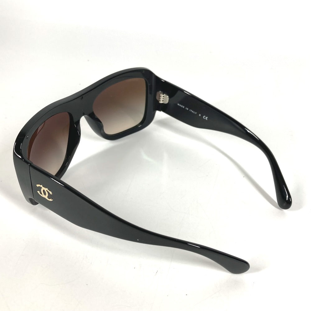 CHANEL 5395-A ヴィンテージ CC ココマーク ロゴ めがね メガネ アイウェア 眼鏡 サングラス プラスチック ユニセックス ブラック