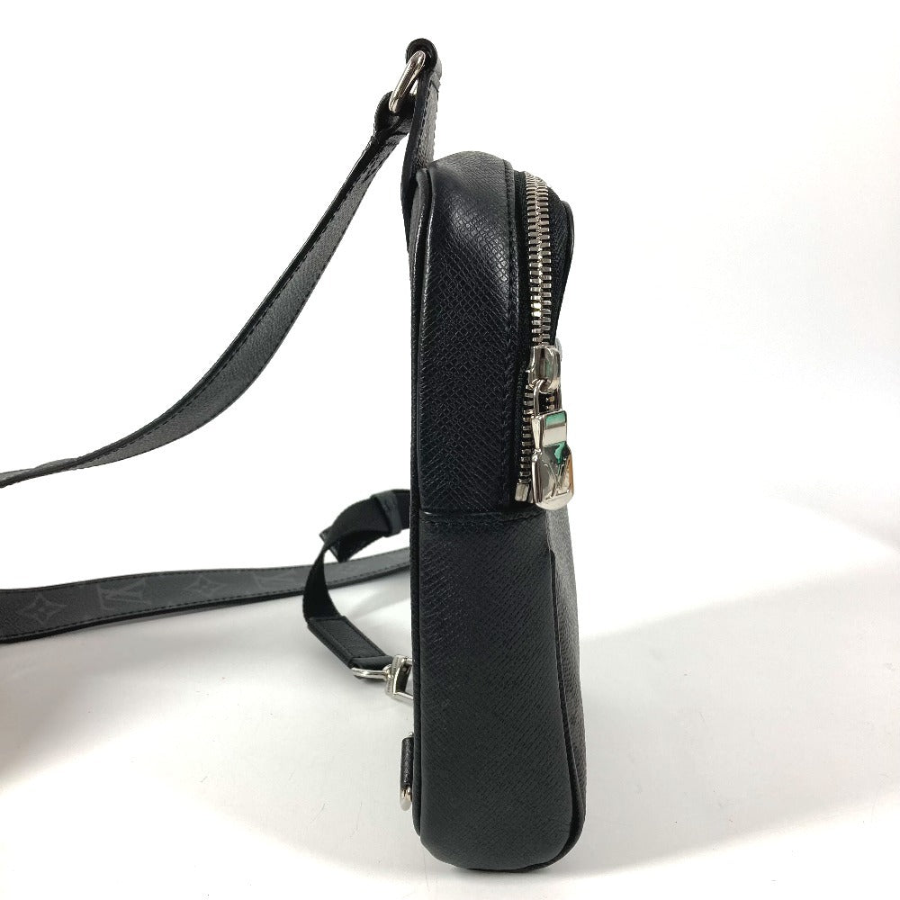 LOUIS VUITTON M30741 タイガラマ アウトドアスリングバッグ クロス ボディバッグ ショルダーバッグ タイガレザー ユニセックス ブラック