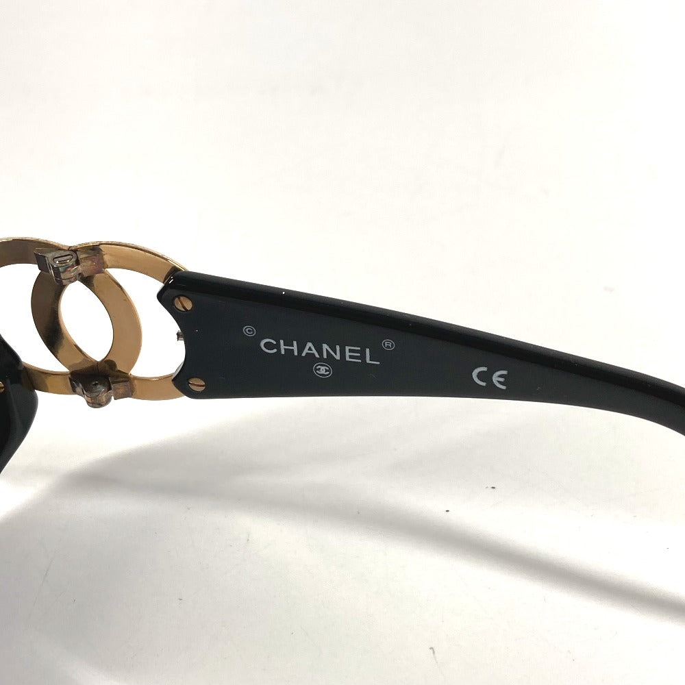 CHANEL ヴィンテージ CC ココマーク ロゴ めがね メガネ アイウェア 眼鏡 サングラス プラスチック ユニセックス ブラック