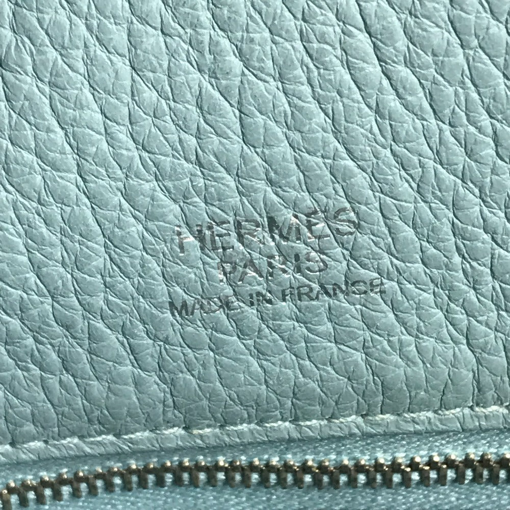 HERMES ヴィクトリア カバス ヴィクトリアカバス 肩掛け トートバッグ カバン ショルダーバッグ トリヨンクレマンス ユニセックス ブルー