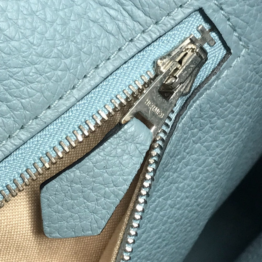 HERMES ヴィクトリア カバス ヴィクトリアカバス 肩掛け トートバッグ カバン ショルダーバッグ トリヨンクレマンス ユニセックス ブルー