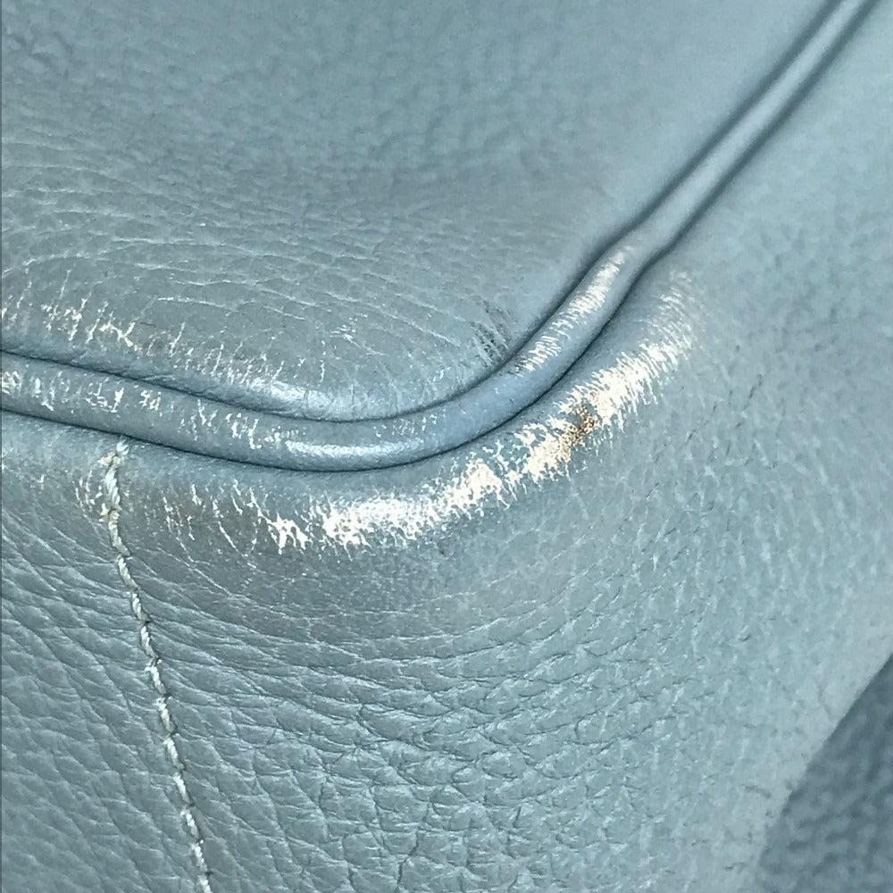 HERMES ヴィクトリア カバス ヴィクトリアカバス 肩掛け トートバッグ カバン ショルダーバッグ トリヨンクレマンス ユニセックス ブルー