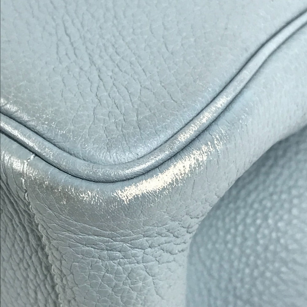 HERMES ヴィクトリア カバス ヴィクトリアカバス 肩掛け トートバッグ カバン ショルダーバッグ トリヨンクレマンス ユニセックス ブルー