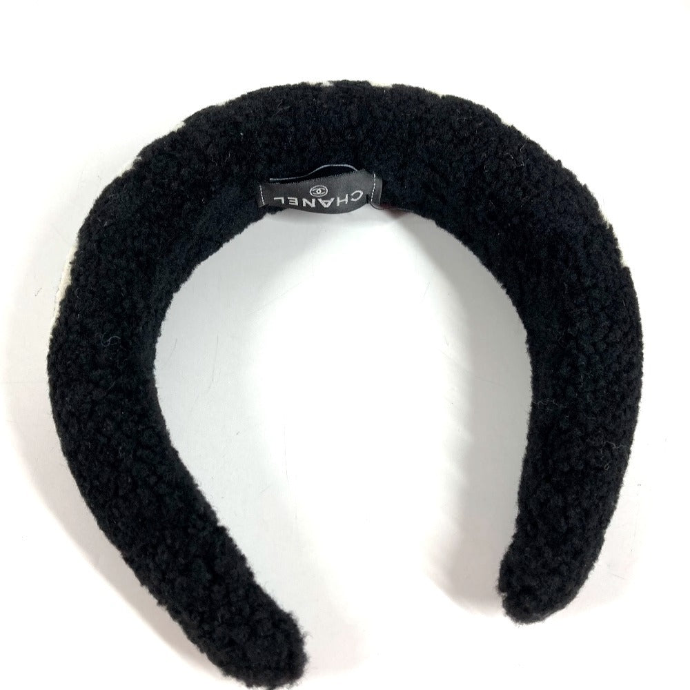 CHANEL シャネル　AAB263 25秋冬 CC ロゴ ココマーク ヘッドバンド ヘアバンド カチューシャ シアリング レディース ブラック