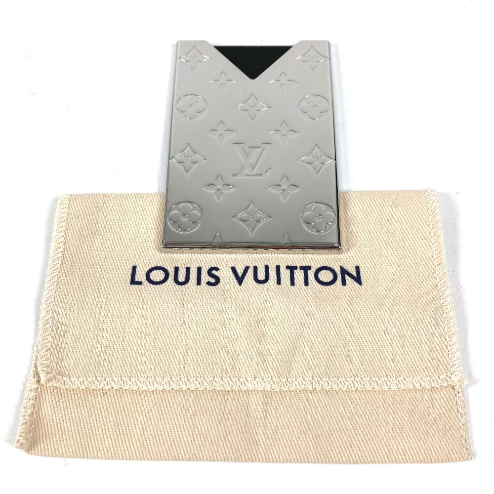 LOUIS VUITTON R96427 モノグラム カードホルダー 名刺入れ パスケース カードケース メタル ユニセックス シルバー