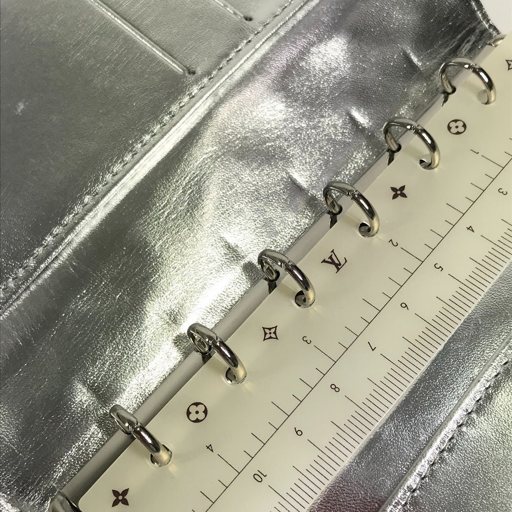 LOUIS VUITTON R20963 モノグラムミロワール アジェンダPM アジェンダ PM システム手帳 ステーショナリー 手帳カバー レザー ユニセックス シルバー