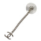 CHANEL 00V CC Coco Mark Logo Chain Accessory Earrings Metal Unisex Silver