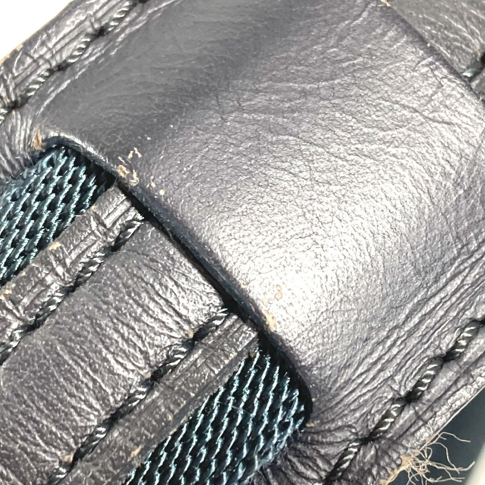 LOUIS VUITTON 不明 ストラップ バッグ小物 ショルダーストラップ レザー/キャンバス ユニセックス ネイビー