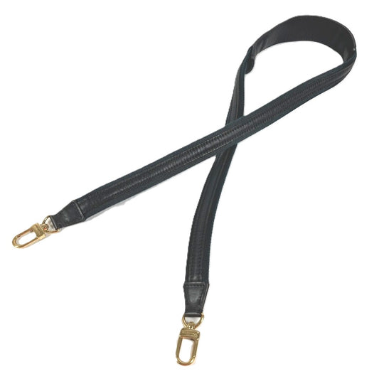 LOUIS VUITTON 不明 ストラップ バッグ小物 ショルダーストラップ レザー/キャンバス ユニセックス ネイビー