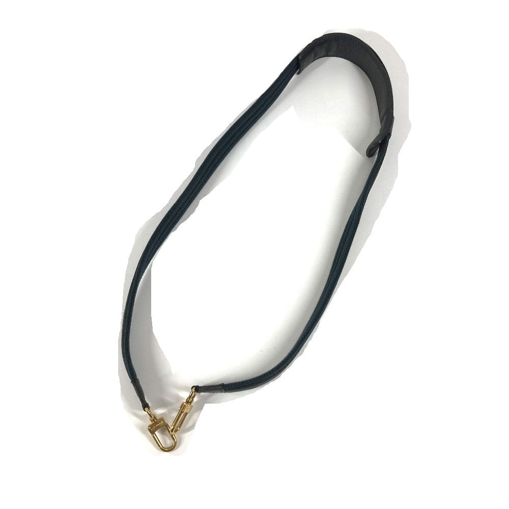 LOUIS VUITTON 不明 ストラップ バッグ小物 ショルダーストラップ レザー/キャンバス ユニセックス ネイビー