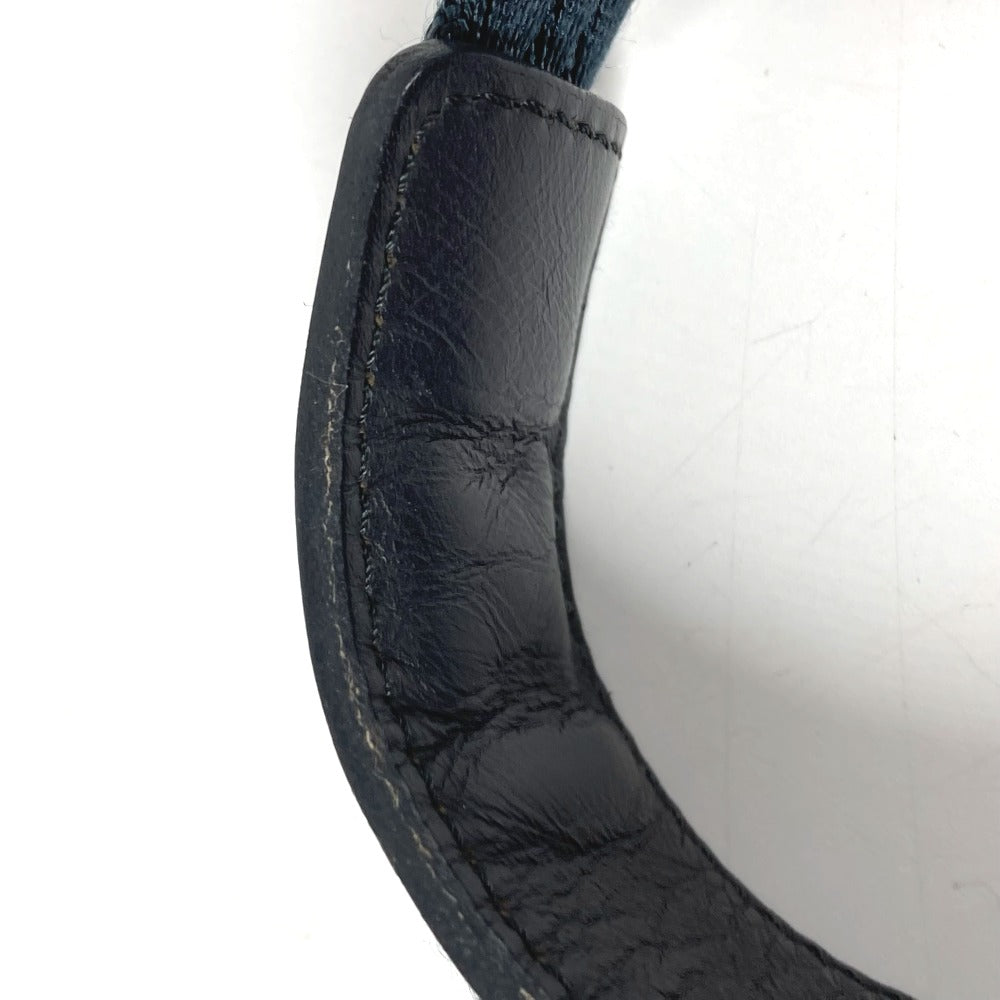 LOUIS VUITTON 不明 ストラップ バッグ小物 ショルダーストラップ レザー/キャンバス ユニセックス ネイビー