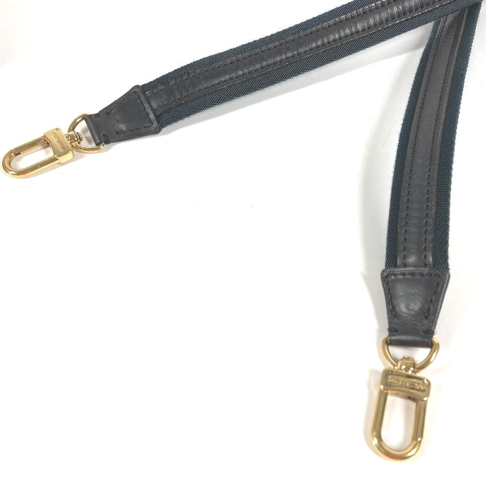 LOUIS VUITTON 不明 ストラップ バッグ小物 ショルダーストラップ レザー/キャンバス ユニセックス ネイビー