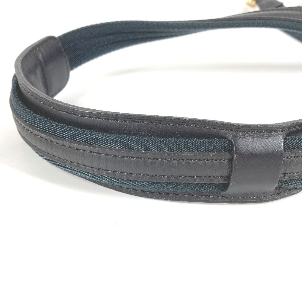 LOUIS VUITTON 不明 ストラップ バッグ小物 ショルダーストラップ レザー/キャンバス ユニセックス ネイビー