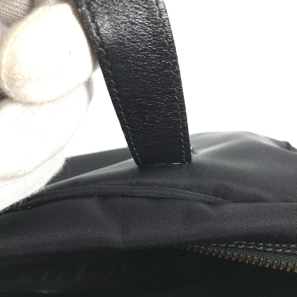 FENDI Vintage FF Logo Bag Handbag Handbag Nylon Unisex Black