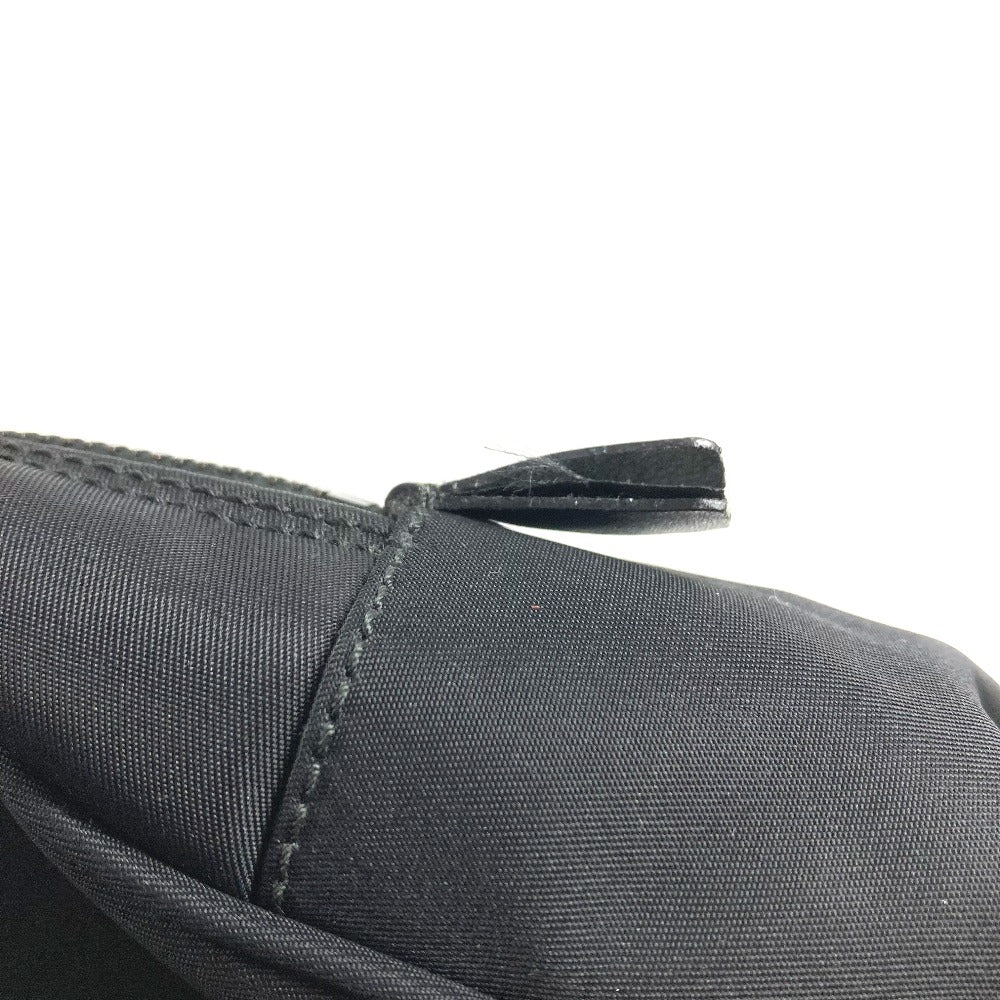 FENDI Vintage FF Logo Bag Handbag Handbag Nylon Unisex Black
