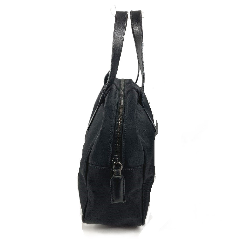 FENDI Vintage FF Logo Bag Handbag Handbag Nylon Unisex Black