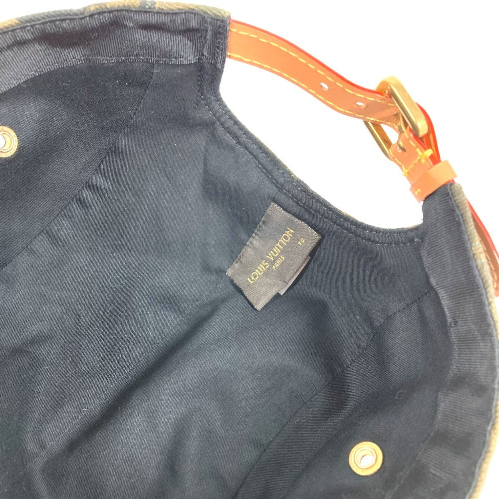 LOUIS VUITTON MP1875 シュプリーム コラボ Supreme 17AW Camp Cap キャンプキャップ カモフラ ボックスロゴ 帽子 キャップ帽 ベースボール キャップ コットン メンズ カーキ