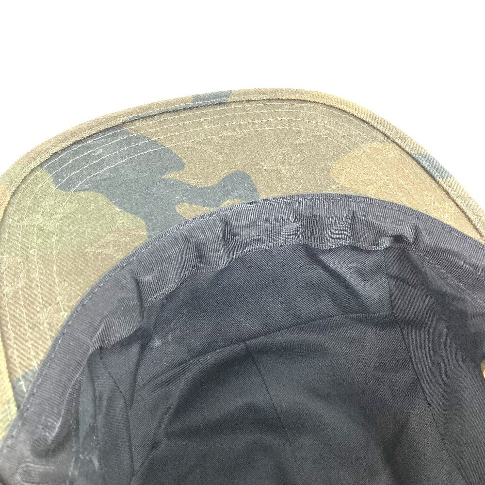 LOUIS VUITTON MP1875 シュプリーム コラボ Supreme 17AW Camp Cap キャンプキャップ カモフラ ボックスロゴ 帽子 キャップ帽 ベースボール キャップ コットン メンズ カーキ