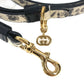 GUCCI 692955 ハーバリウム エクストラ スモール ペット リード ペット 犬 ドッグ DOG リード レザー ユニセックス ブラック