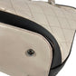 CHANEL Bicolor CC Coco Mark Logo Charm Handbag Tote Bag Shoulder Bag Leather Women's Beige