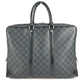 LOUIS VUITTON N41125 Damier Graphite Porte-Document Voyage PDV Handbag, Tote Bag, Business Bag, Damier Graphite Canvas, Men's, Black