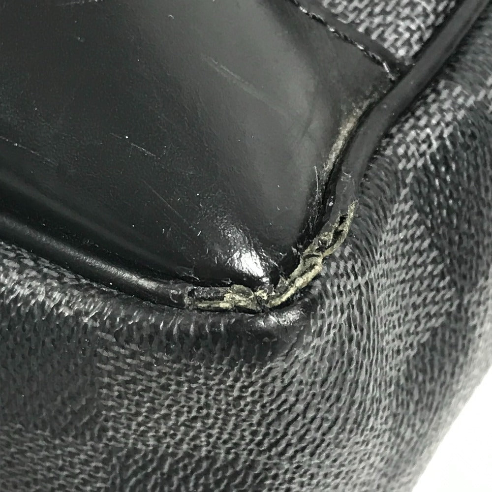 LOUIS VUITTON N41125 Damier Graphite Porte-Document Voyage PDV Handbag, Tote Bag, Business Bag, Damier Graphite Canvas, Men's, Black