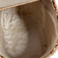 FENDI Vintage Basket Bag Handbag Crocodile Embossed Leather Women's Beige
